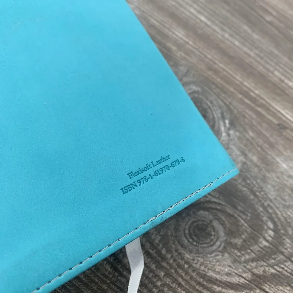 Hendrickson KJV Holy Bible Reference Edition Turquoise Gray Flexisoft Red Letter